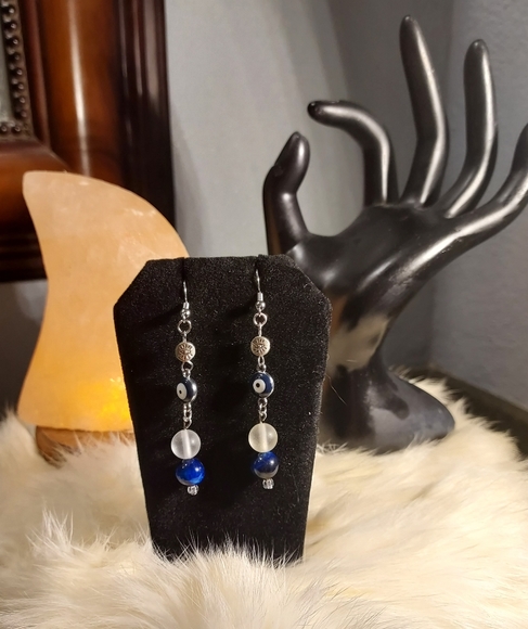 New Handmade crystal earrings - Picture 1 of 4